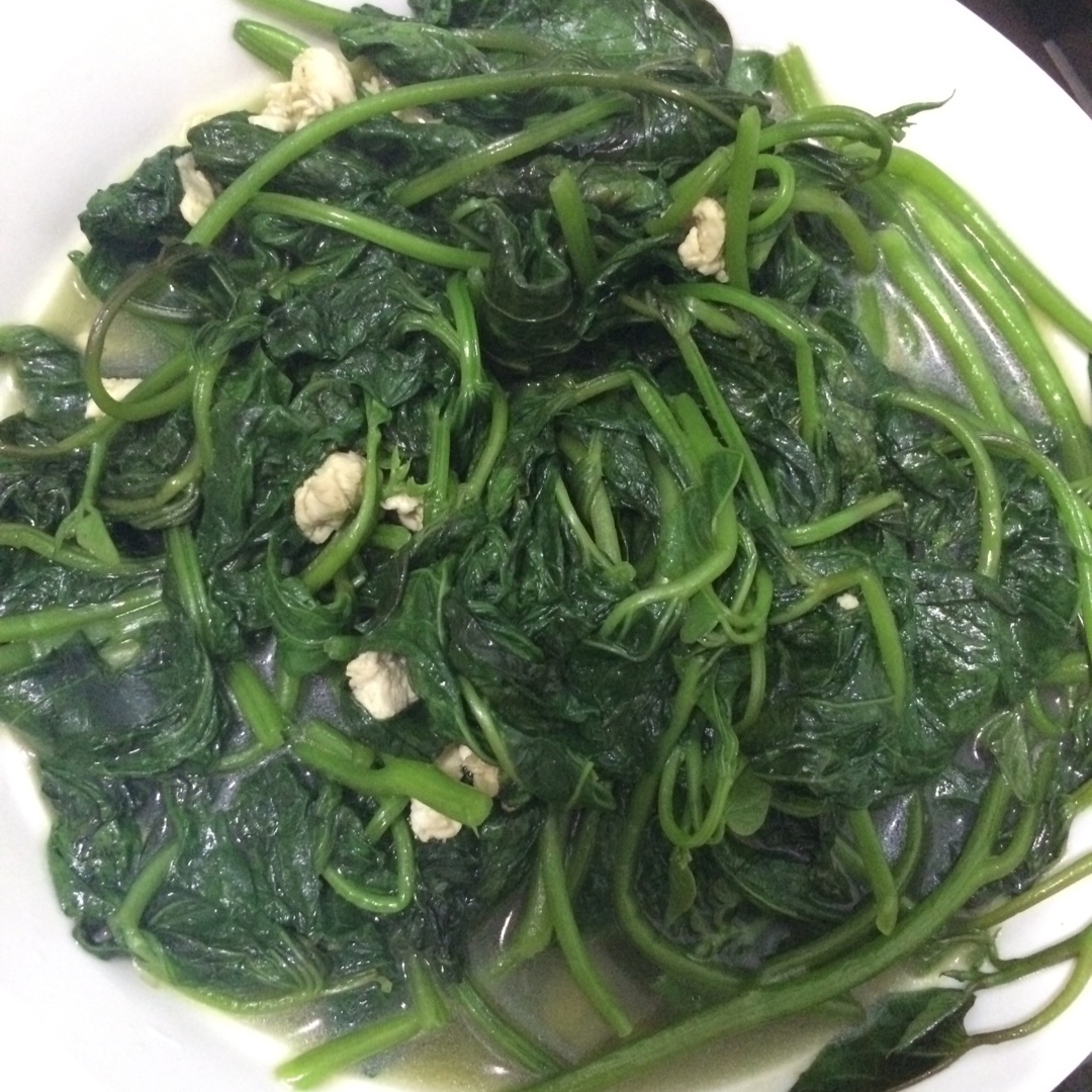 justwindy做的上汤红薯叶