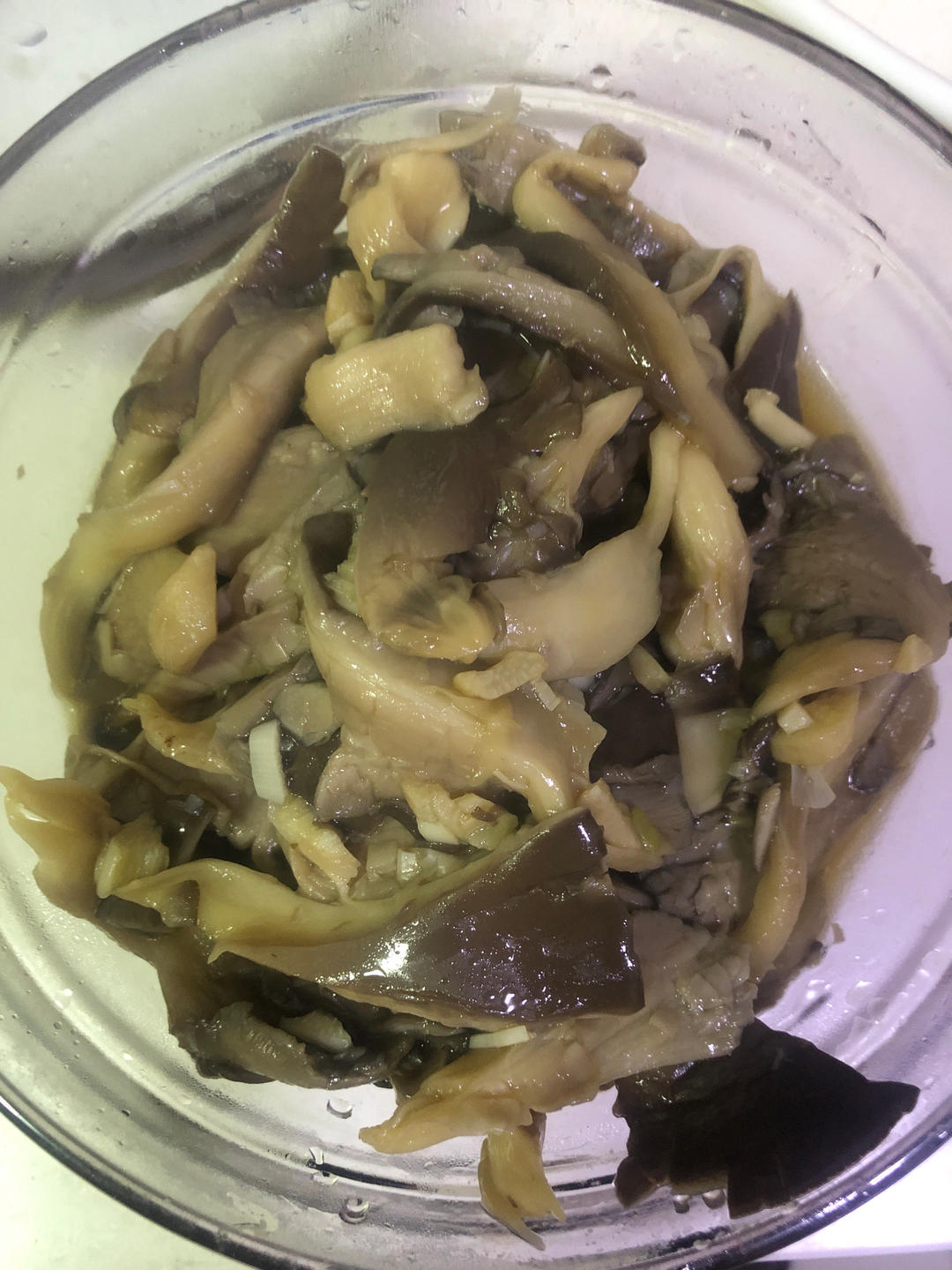 快炒蘑菇