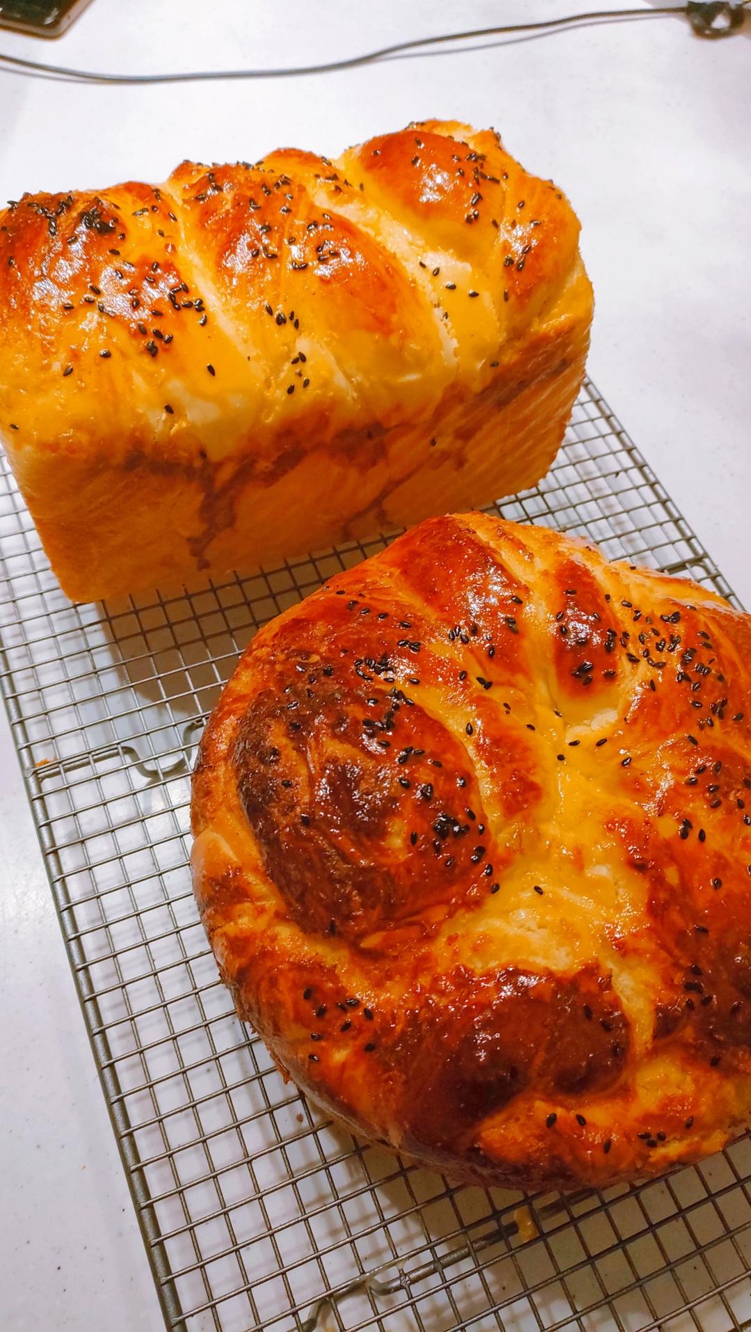 【奶酥吐司】｜简单快手版｜不用开酥