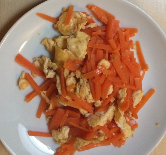 孤独的美食家-胡萝卜炒蛋