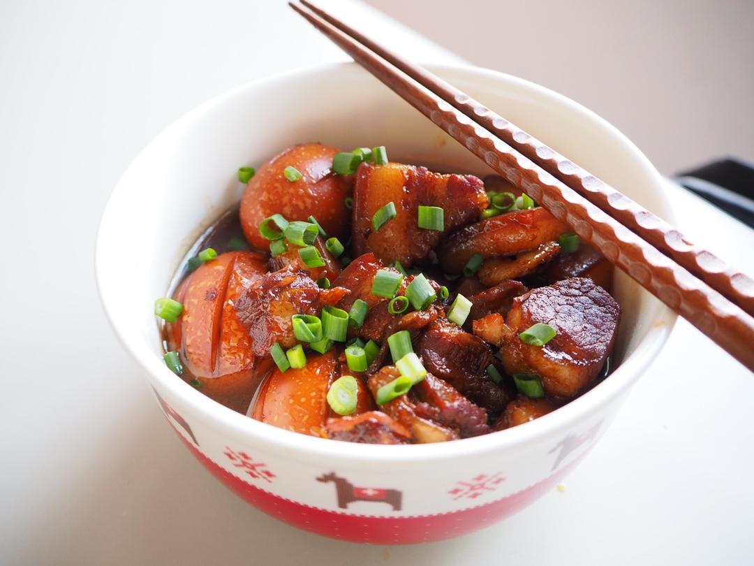 其实也不是很难的红烧肉烧蛋