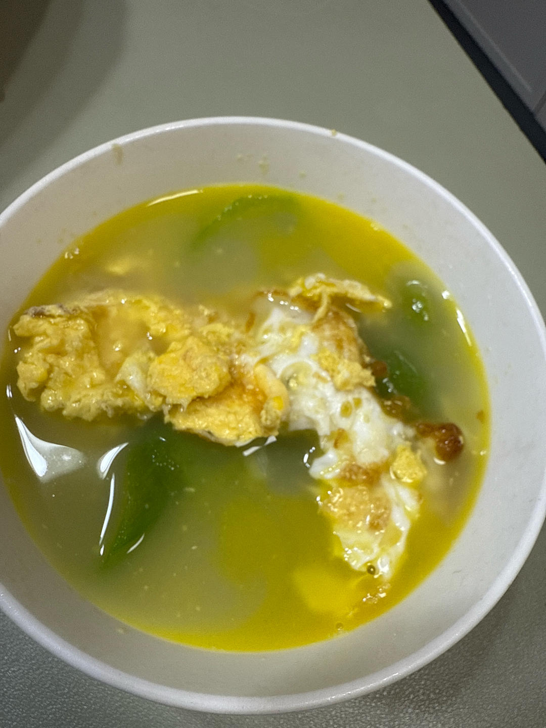 不变色丝瓜汤