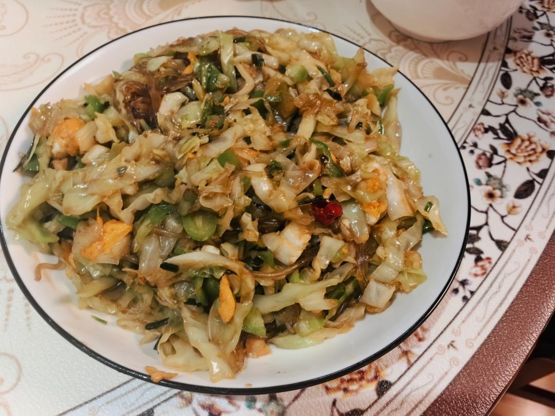 包菜粉丝（粉丝炒包菜）