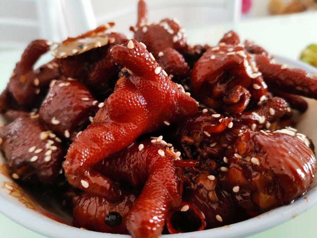 香辣烧鸡爪