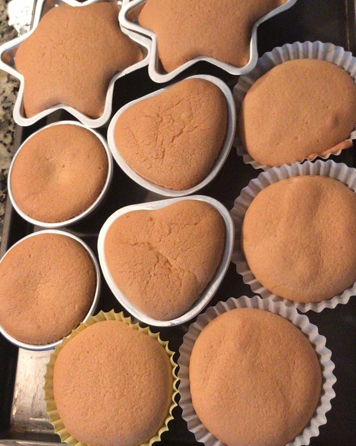 不回缩杯子蛋糕cupcake