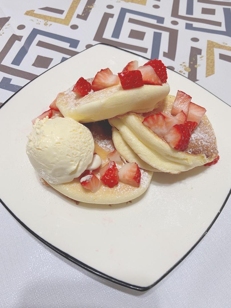 般般会做饭做的原味无油日式舒芙蕾厚松饼