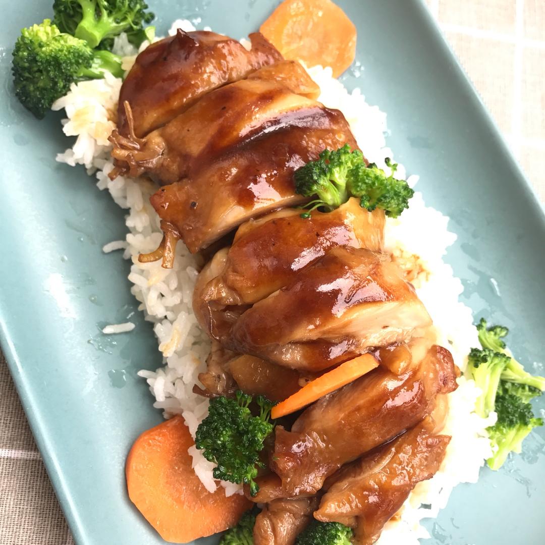 照烧鸡腿饭
