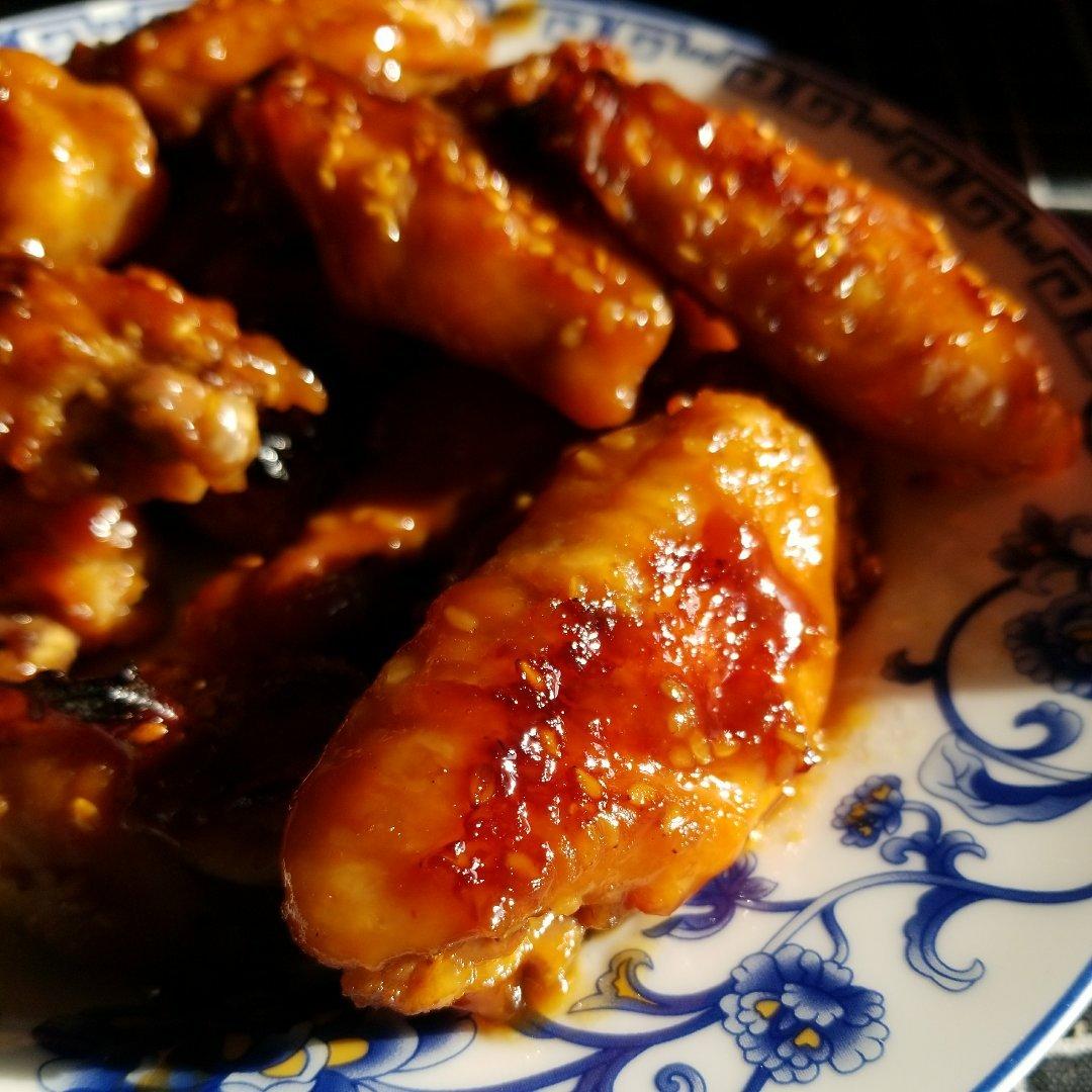 蜜汁照烧烤鸡翅