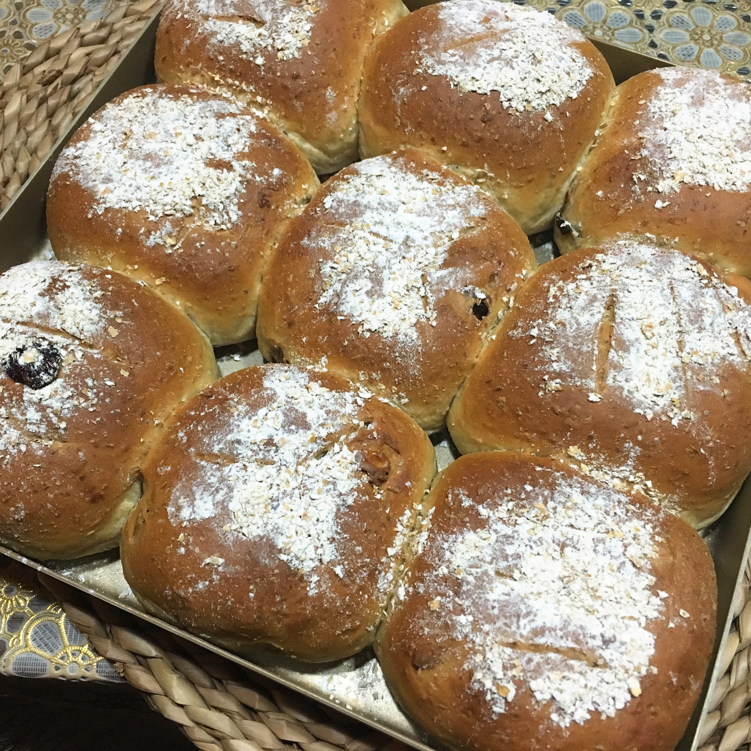 全麦红糖桂圆软欧包