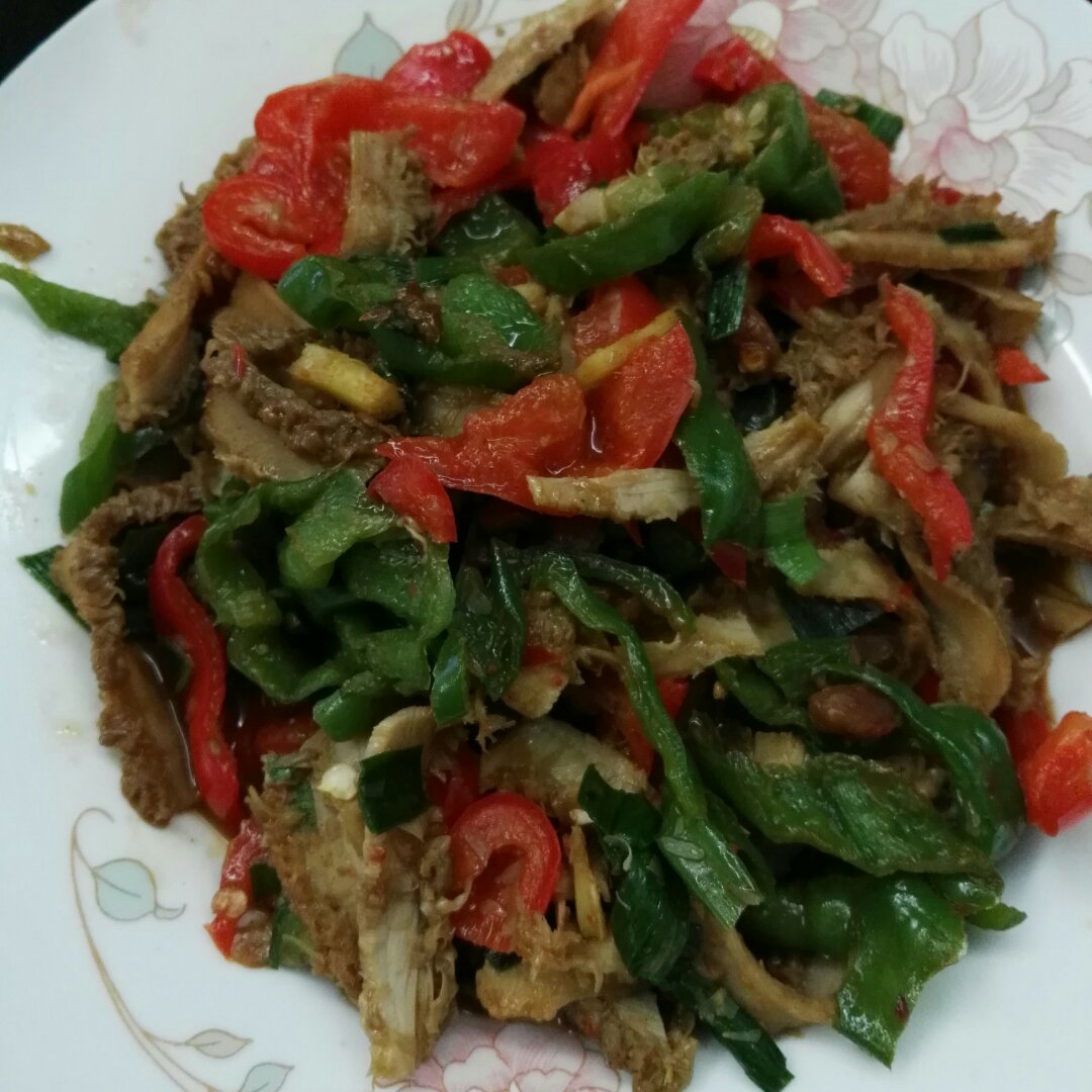 青椒炒牛肚