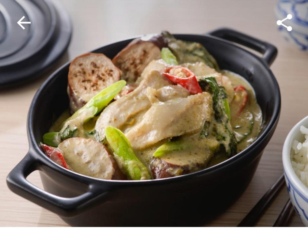 泰式柠香松版绿咖喱，幸福便当菜的做法