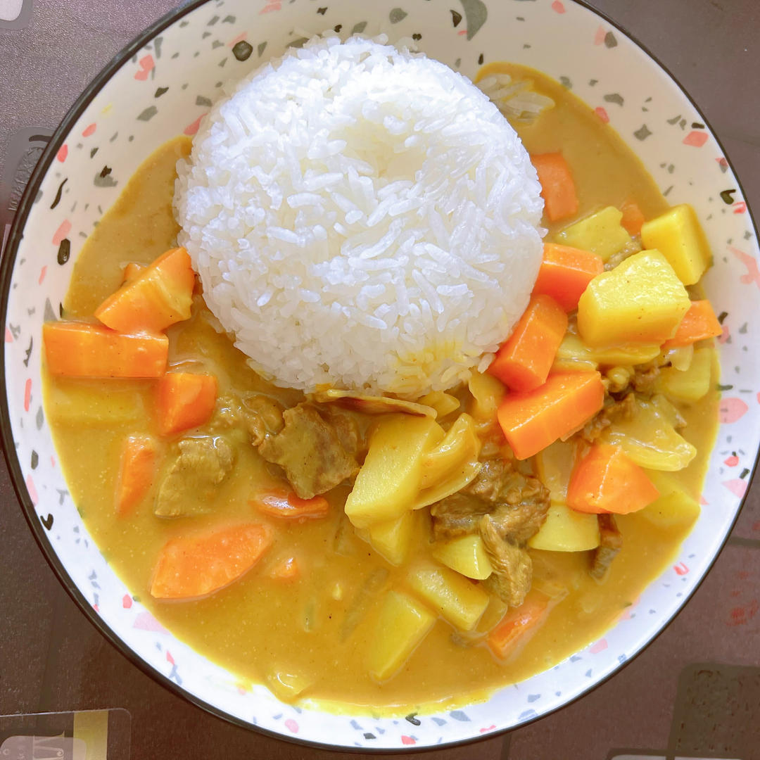 一学就会的土豆鸡肉咖喱饭