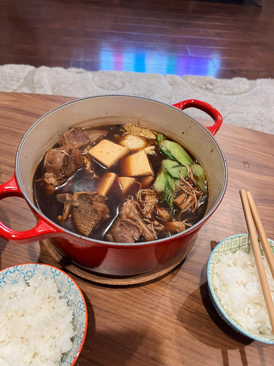 堂妈教你做红汤羊蝎子火锅