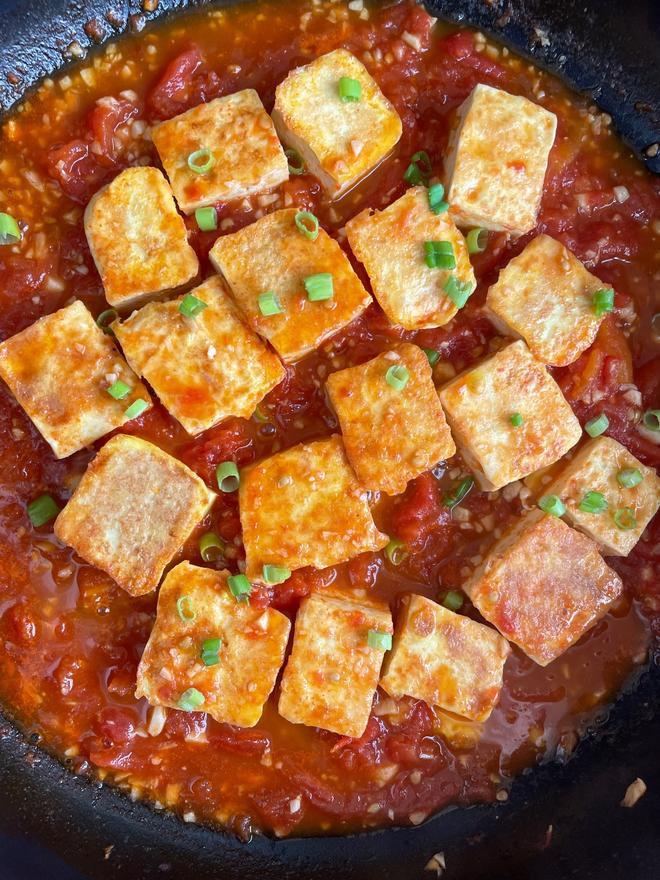 香喷喷的减脂餐～番茄炖豆腐的做法