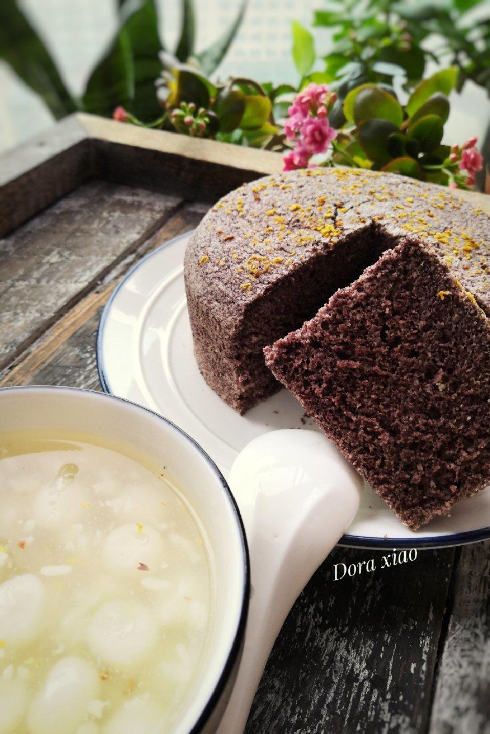 dora晓做的黑米糕