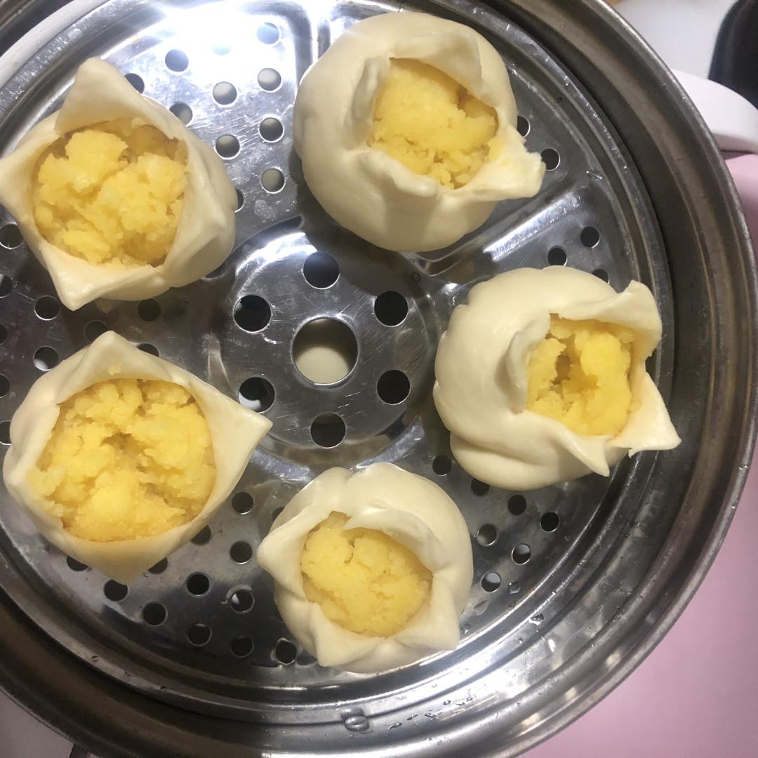 奶黄馅儿和奶黄包