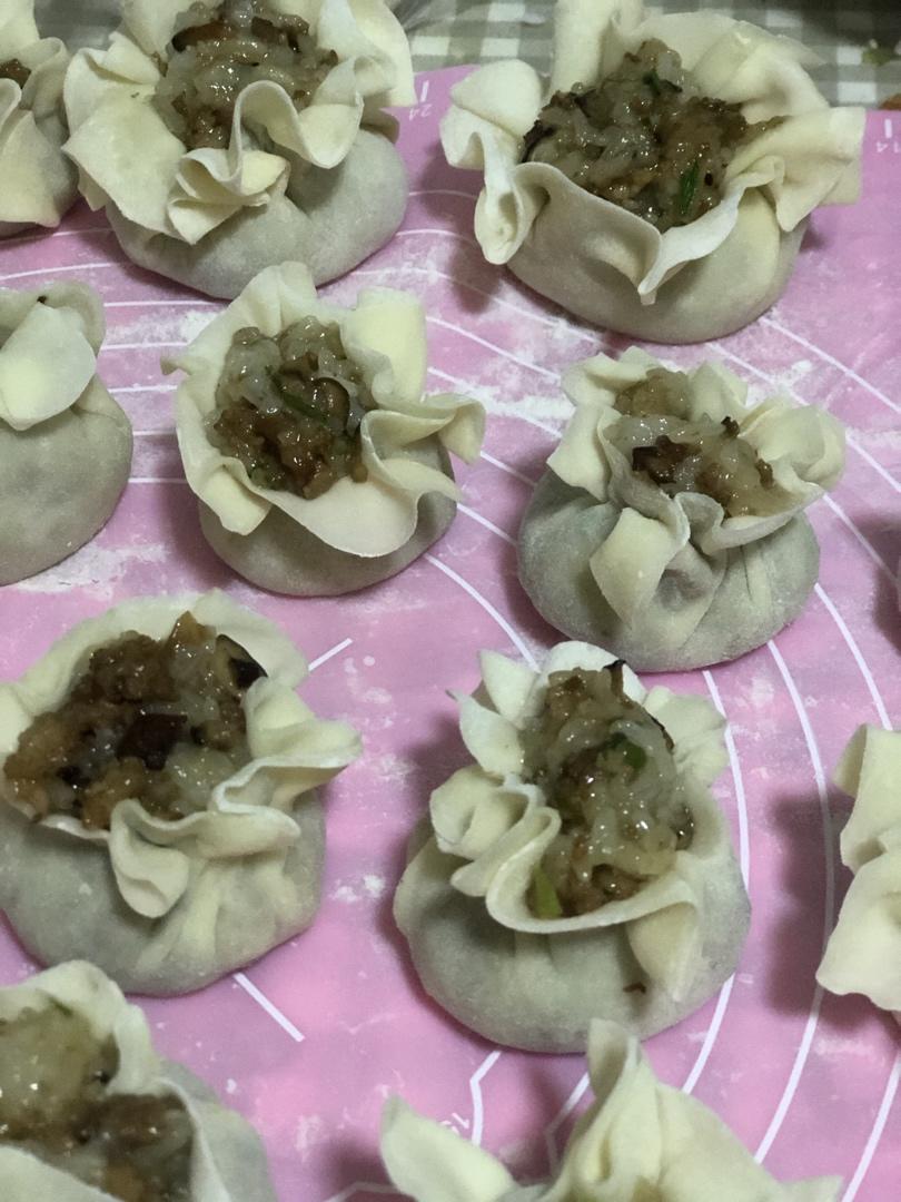 饺子皮版烧麦皮薄馅足