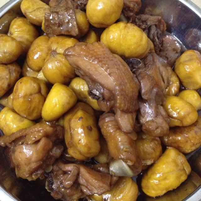 板栗烧鸡腿