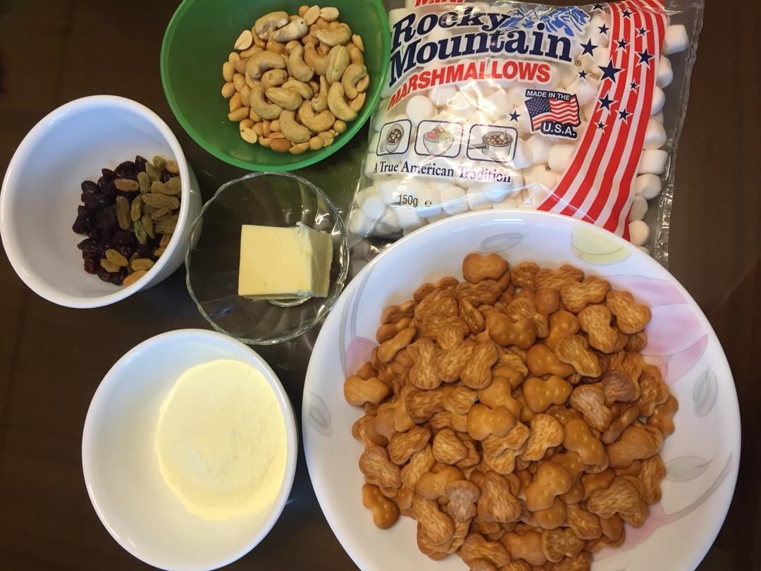 多种口味的雪花酥