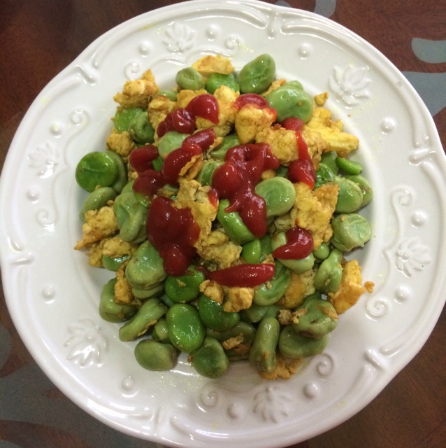 鸡蛋蚕豆米
