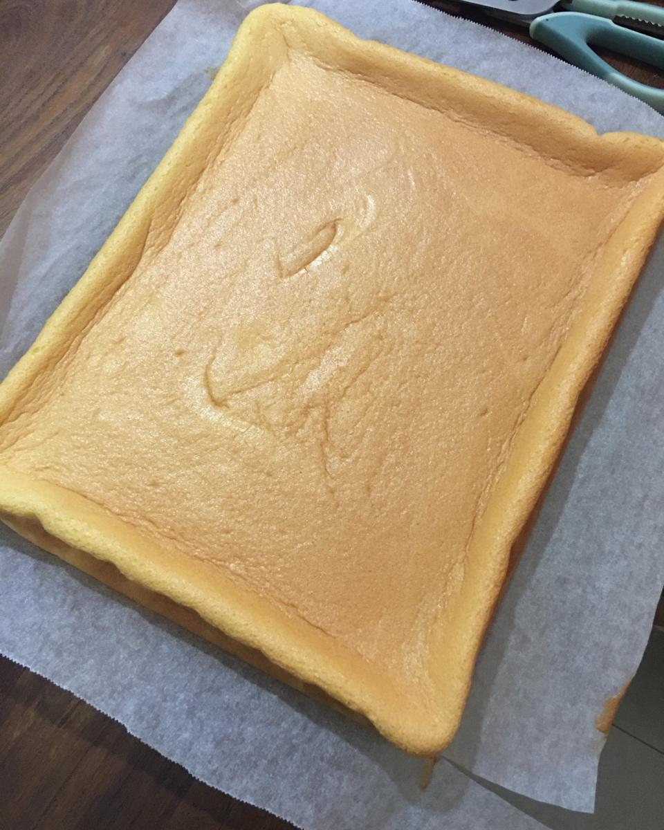 原味基础蛋糕卷(小五卷)