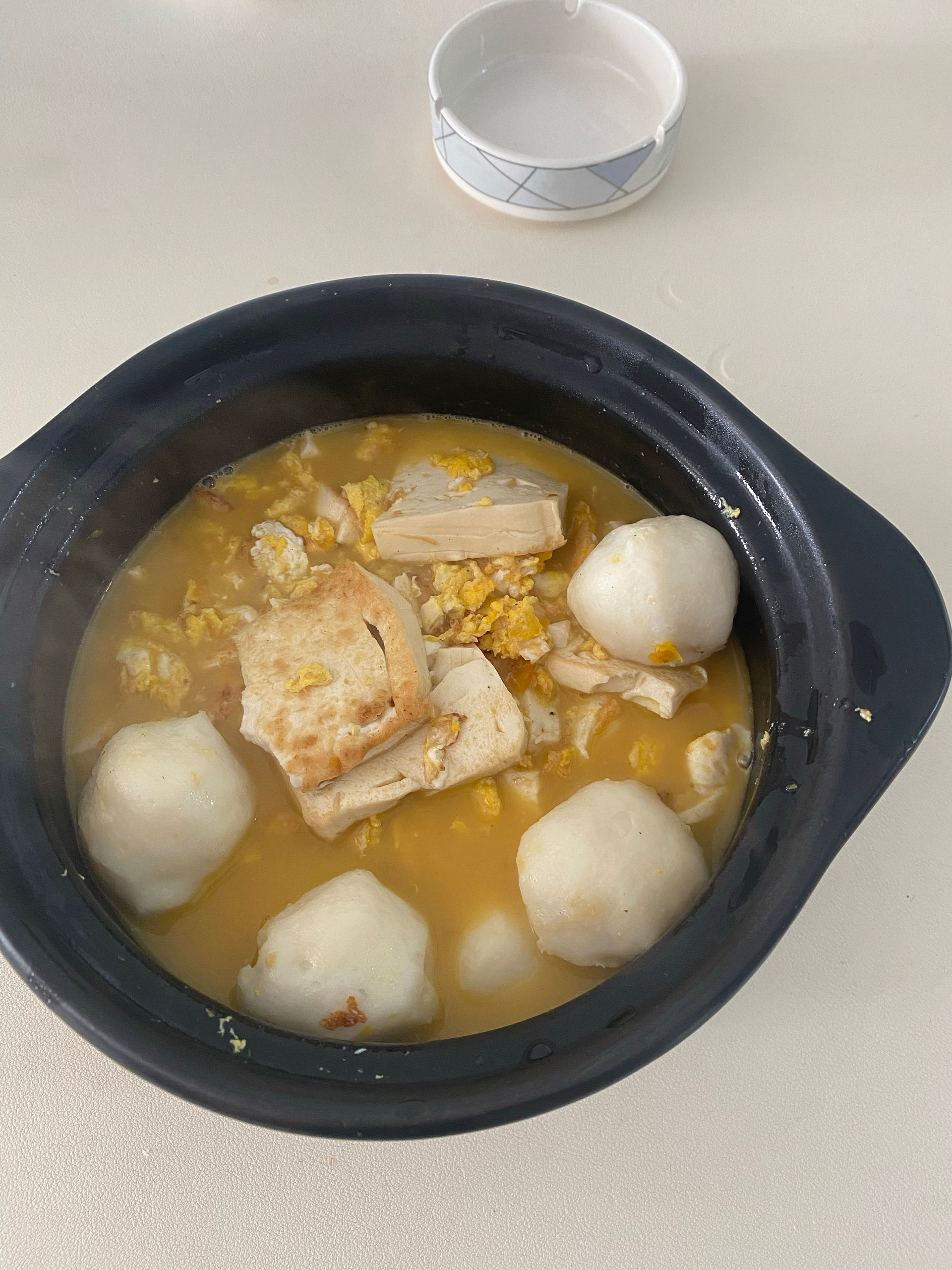 快手低卡营养汤🌿好喝不胖的火腿豆腐鸡蛋汤💯