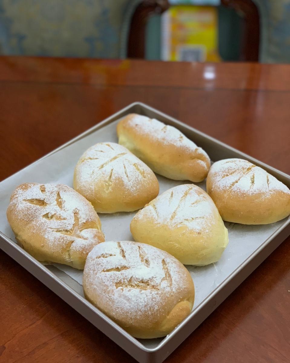 蛋黄芋泥肉松麻薯欧软包（黑麦欧软）软欧包-无需手套膜，低糖少油健康版