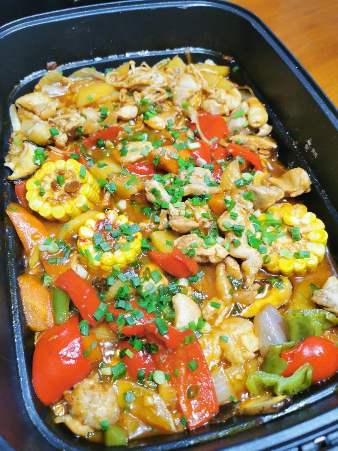 能吃三碗米饭的鸡腿焖锅