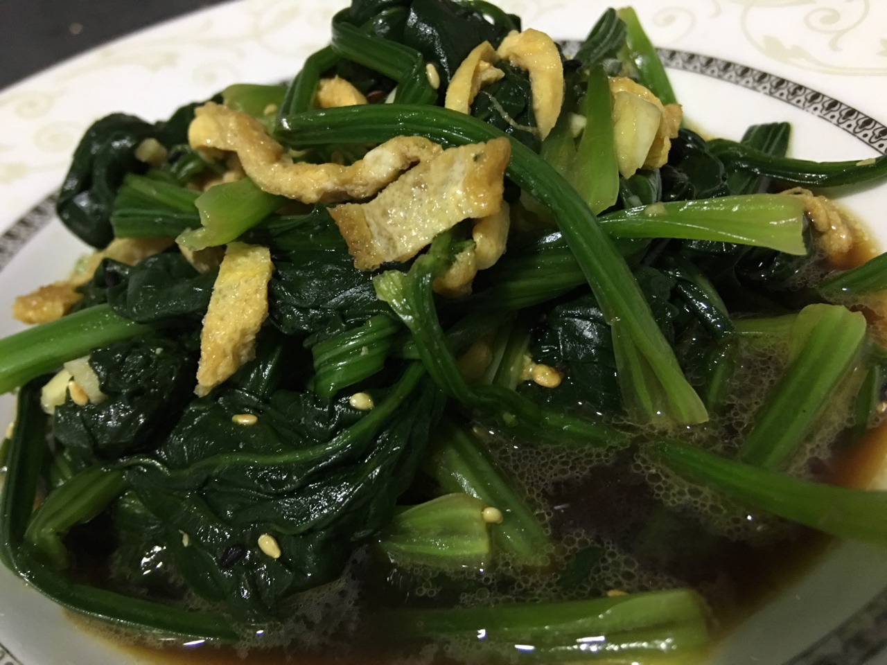 健康低脂凉拌菜—菠菜可以这样吃