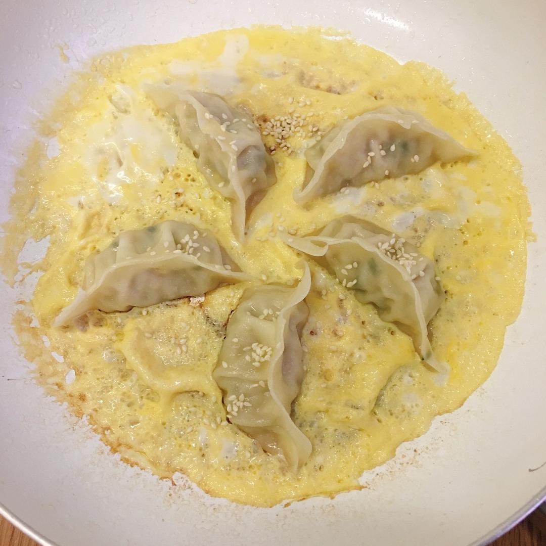 懒人快手抱蛋煎饺