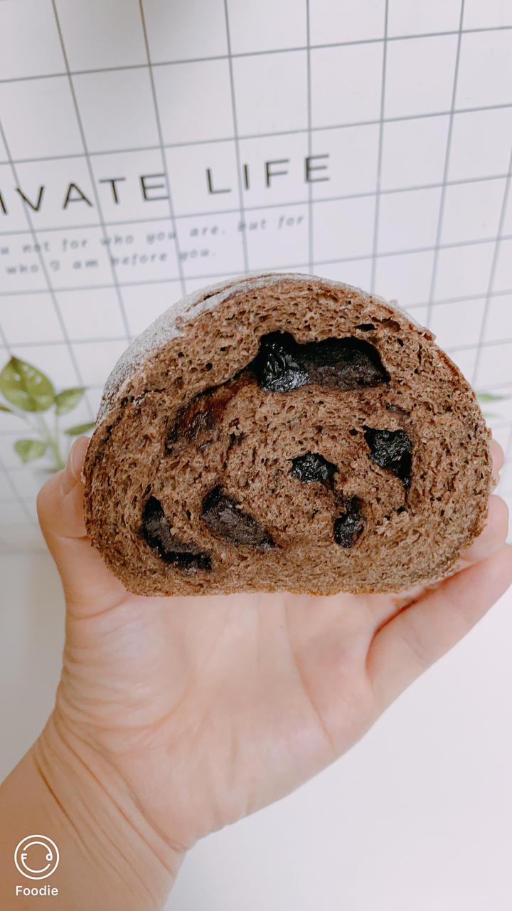 全麦巧克力蓝莓面包