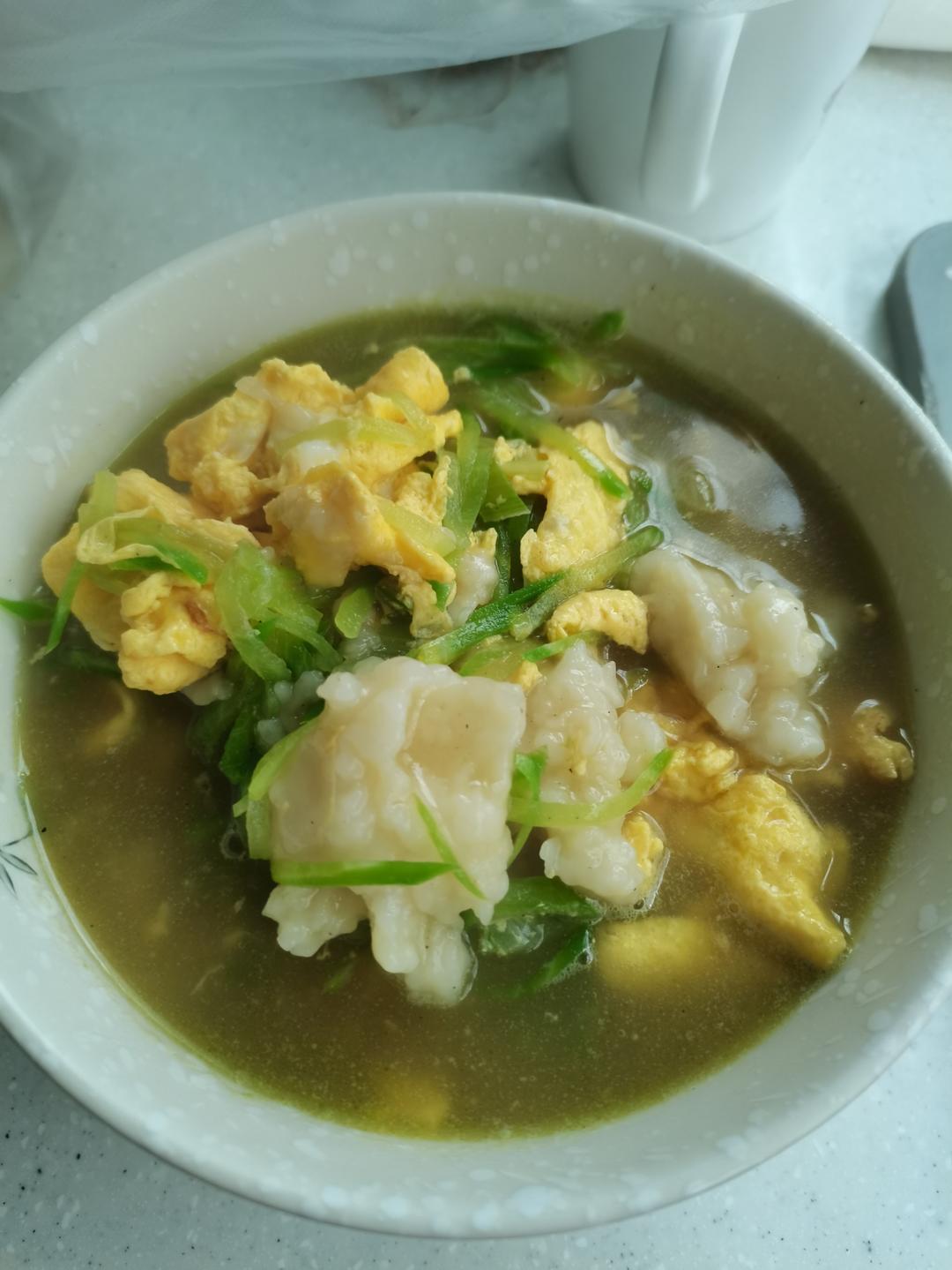 青萝卜疙瘩汤