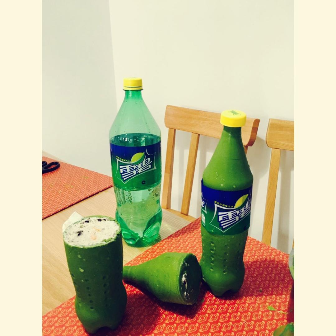 nemo熊小5 做过抹茶雪碧蛋糕(图解)