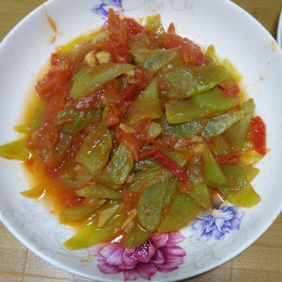 番茄炒莴笋