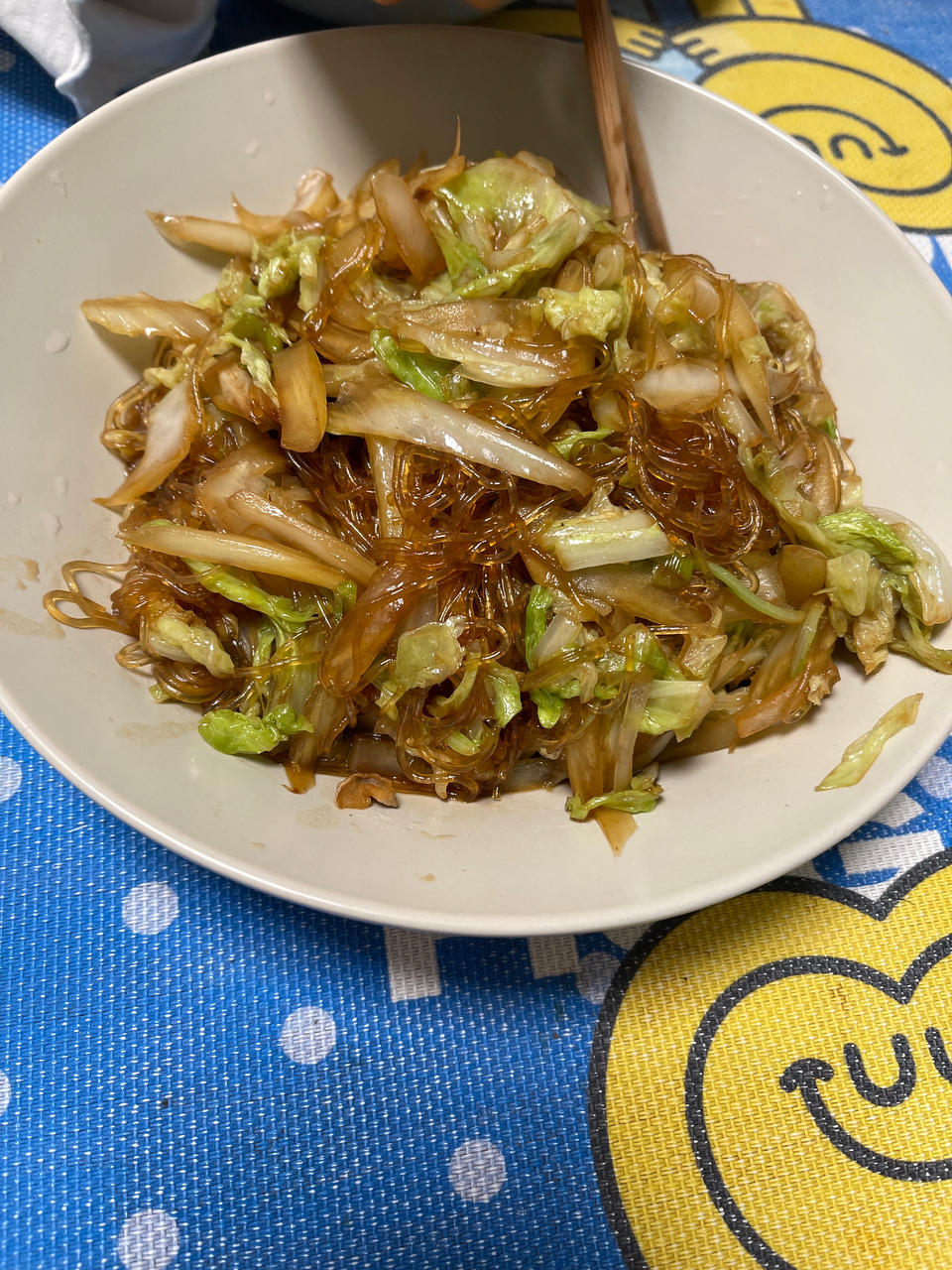 大白菜炒粉丝