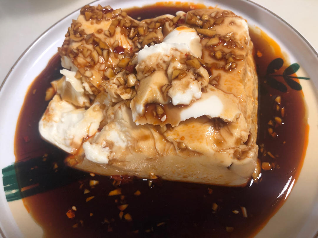 【快手】凉拌内酯豆腐