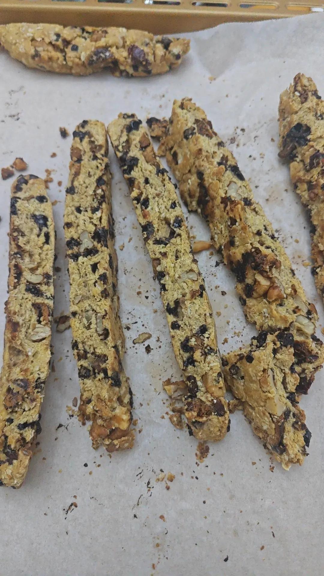 【健康零食】燕麦坚果意式脆饼