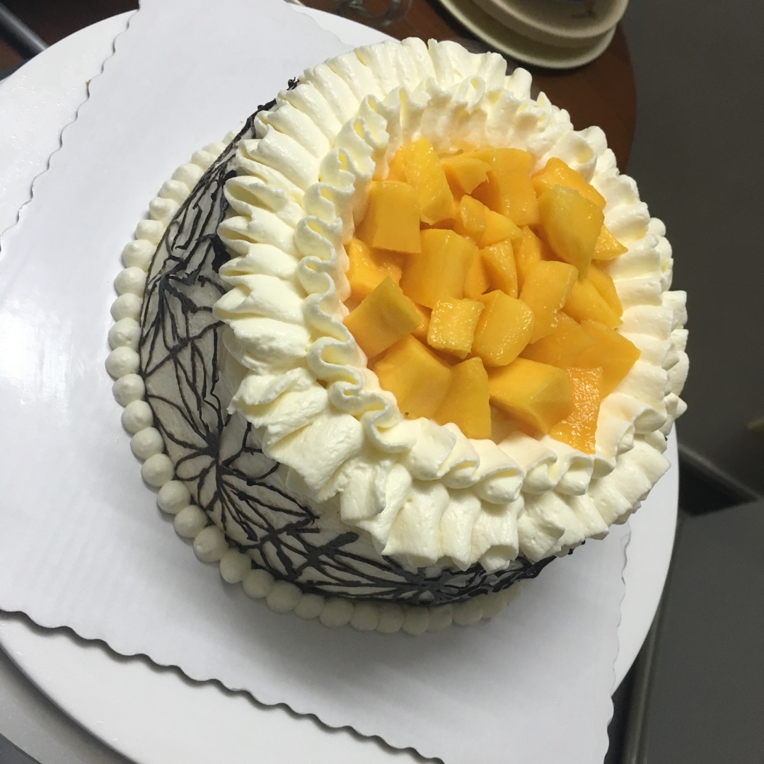 巧克力围边奶油可可戚风蛋糕（晓廷爱厨房原方）