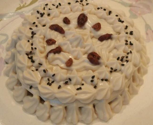 豆腐裱花（无奶油蛋糕装饰）的做法