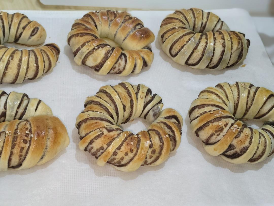 超详细的豆沙面包🍞