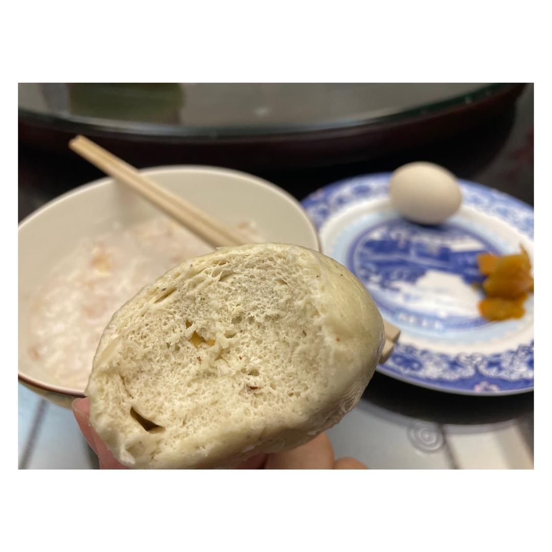 充满杏仁香气的馒头的做法