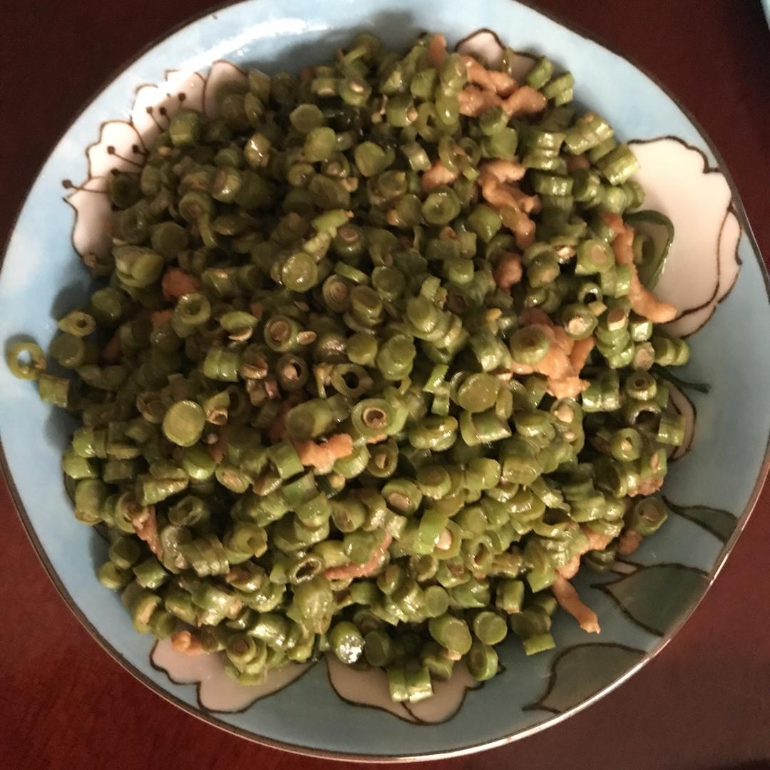 干煸豆角炒肉