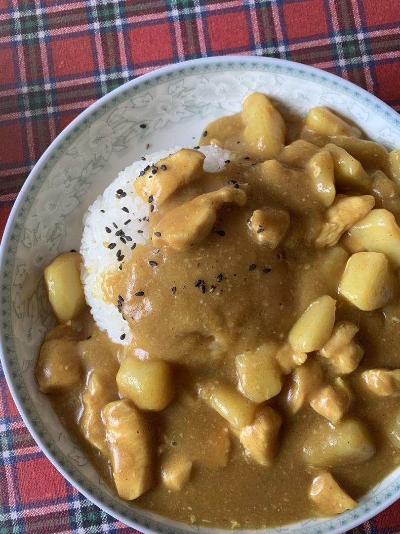 百梦多鸡肉咖喱饭