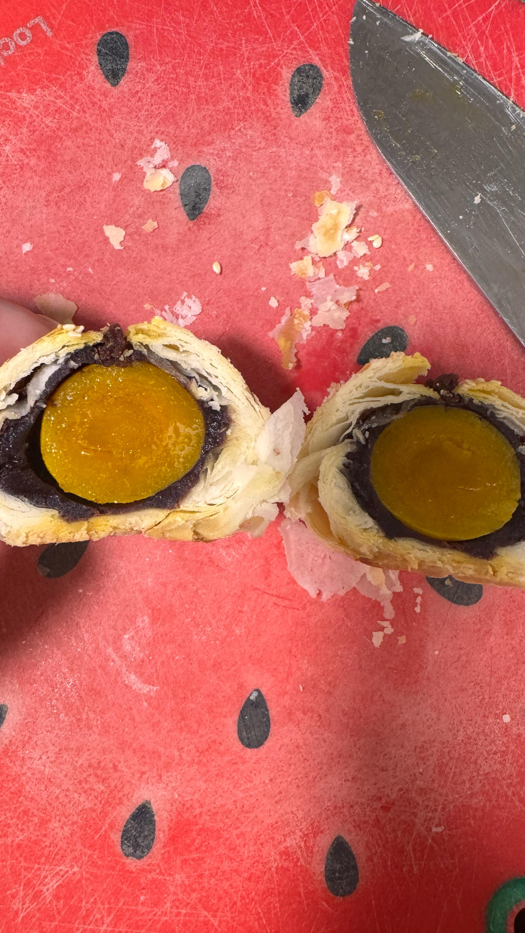 超简单 免揉 酥掉渣的蛋黄酥(超详细附全程视频)不破酥『万能酥皮』