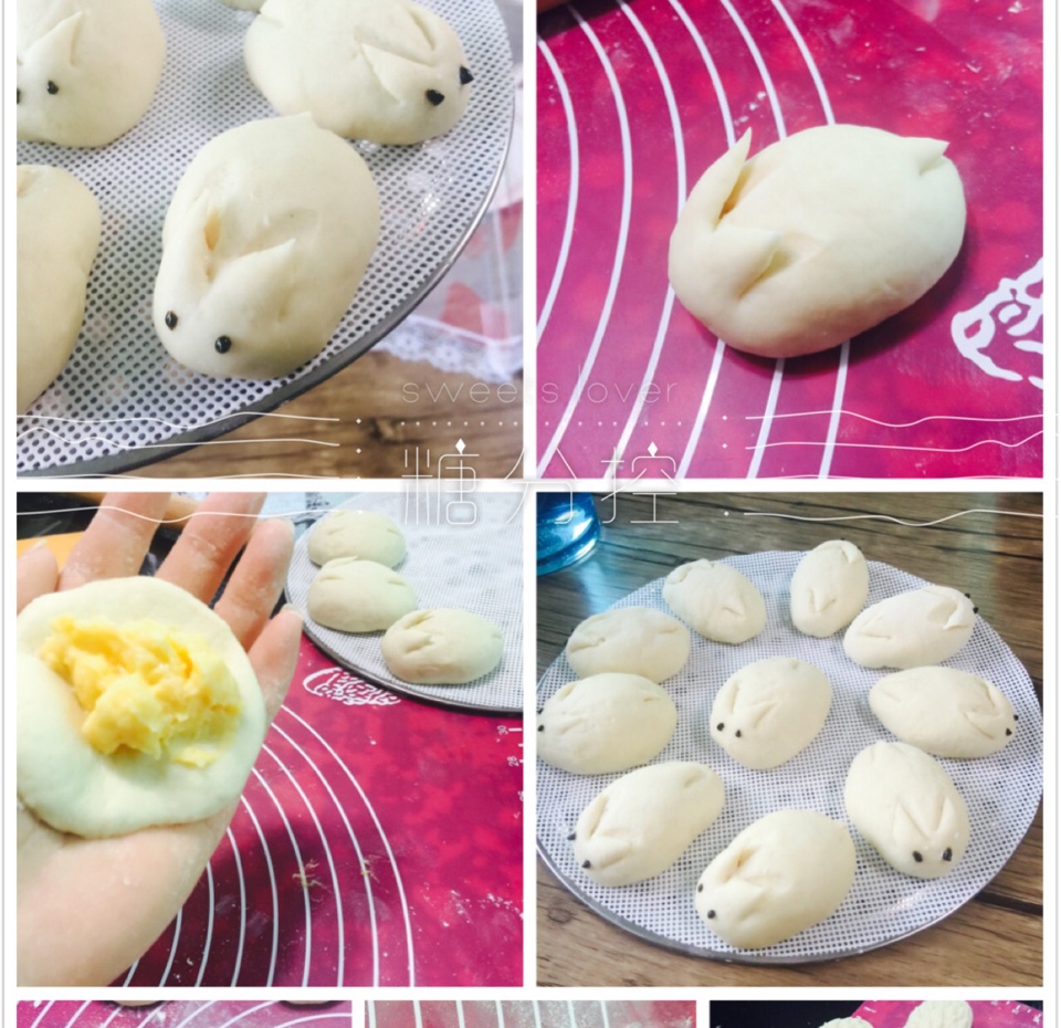 自制奶黄包