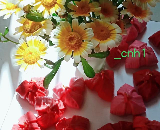 绚丽的三角梅馒头(上) *花儿馒头193的做法