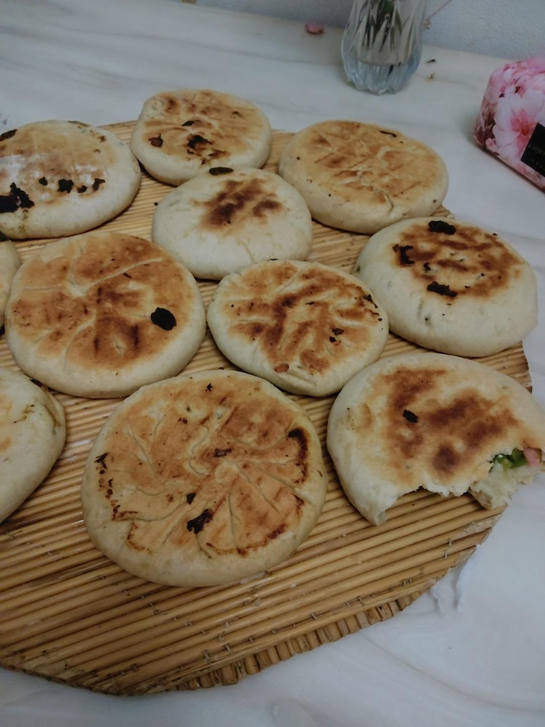 火腿培根青椒火烧
