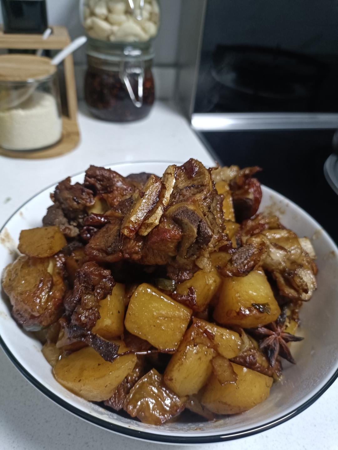 🔥巨好吃的红烧排骨炖土豆❗️懒人版轻松做拿手菜