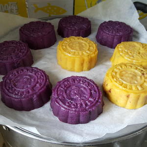 紫薯糯米糕的做法 步骤5