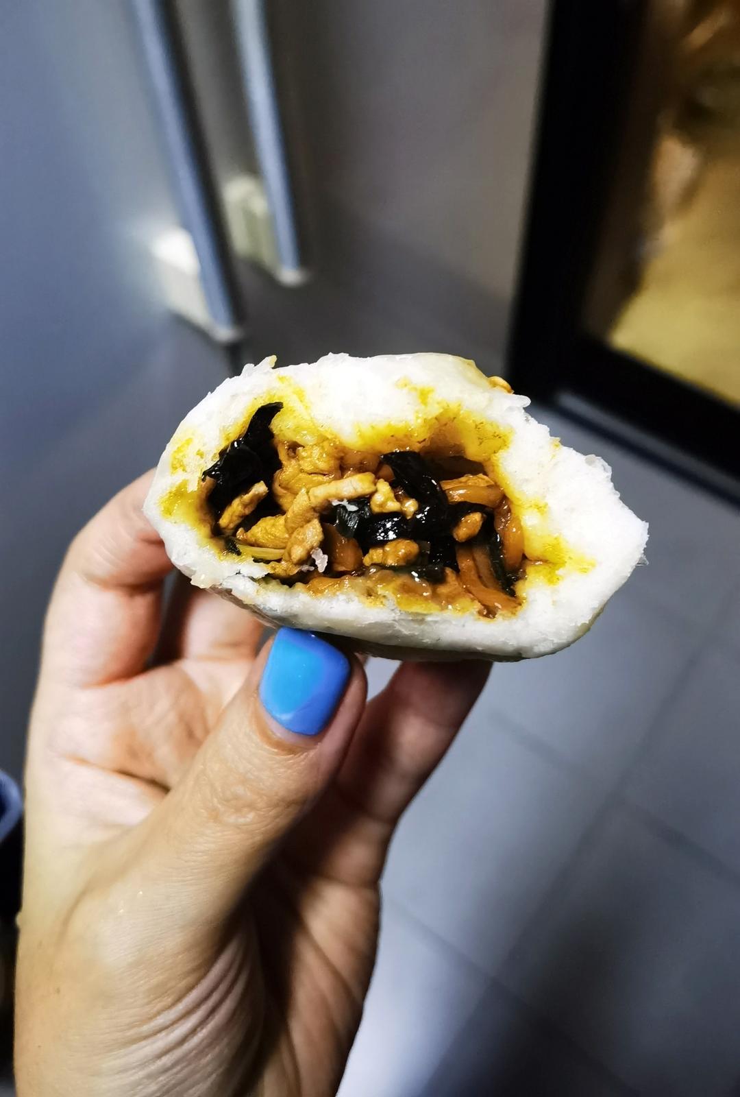 鱼香肉丝馅包子